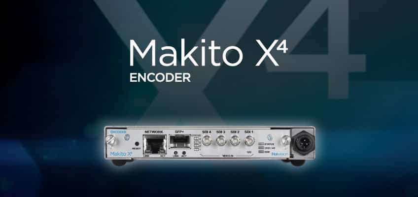 4K things to know about the Makito X4 low latency video encoder