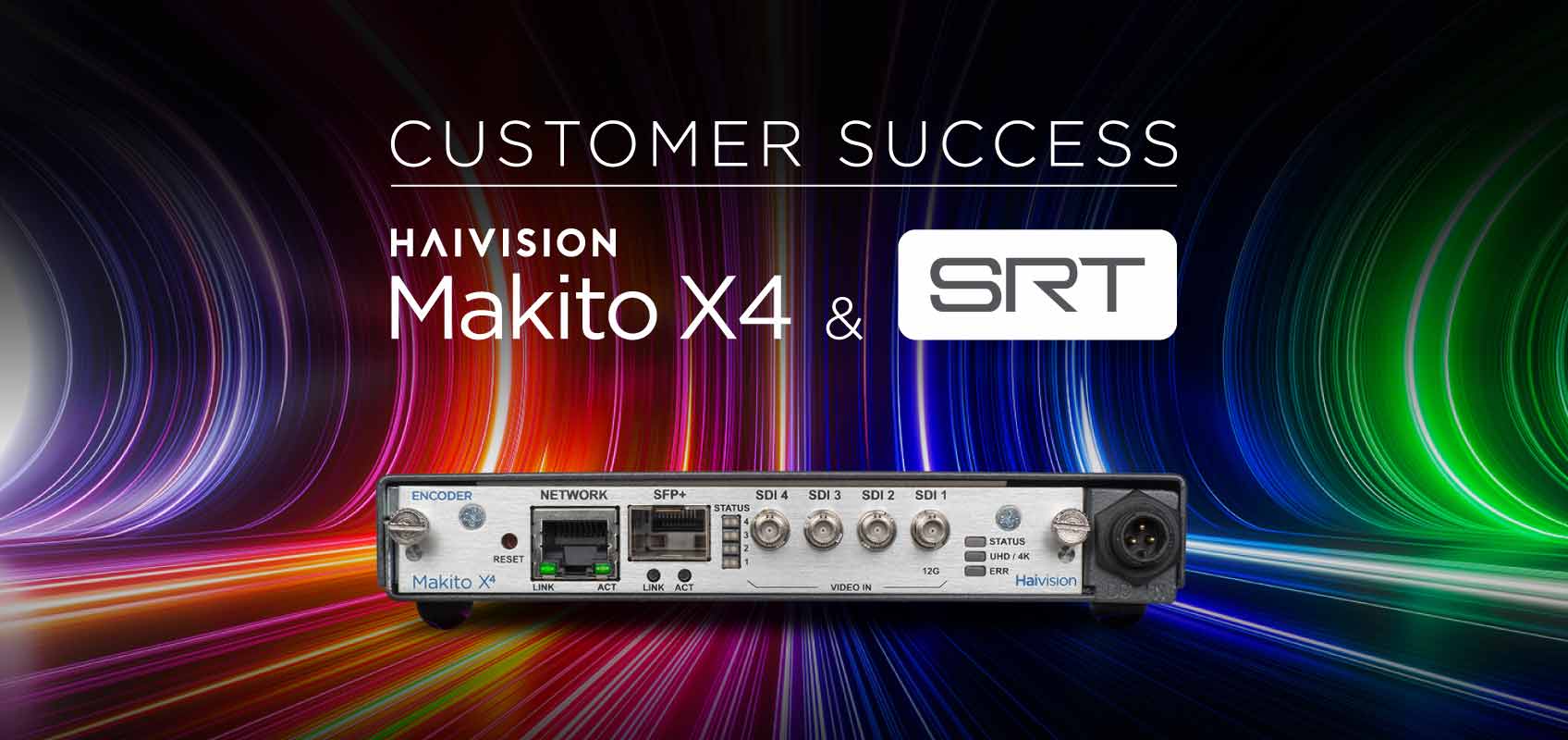 Live Contribution with the Makito X4 and SRT