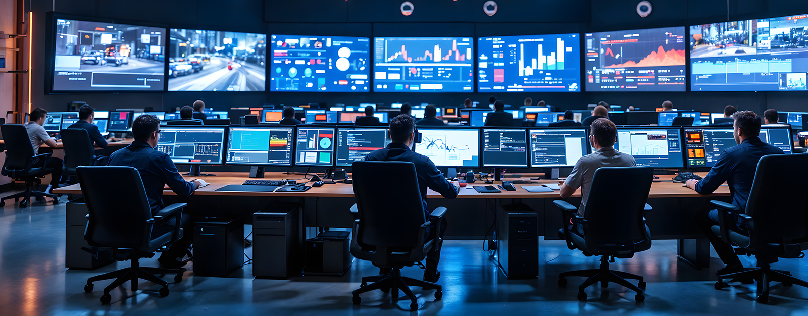 Utility Control Room Video Wall