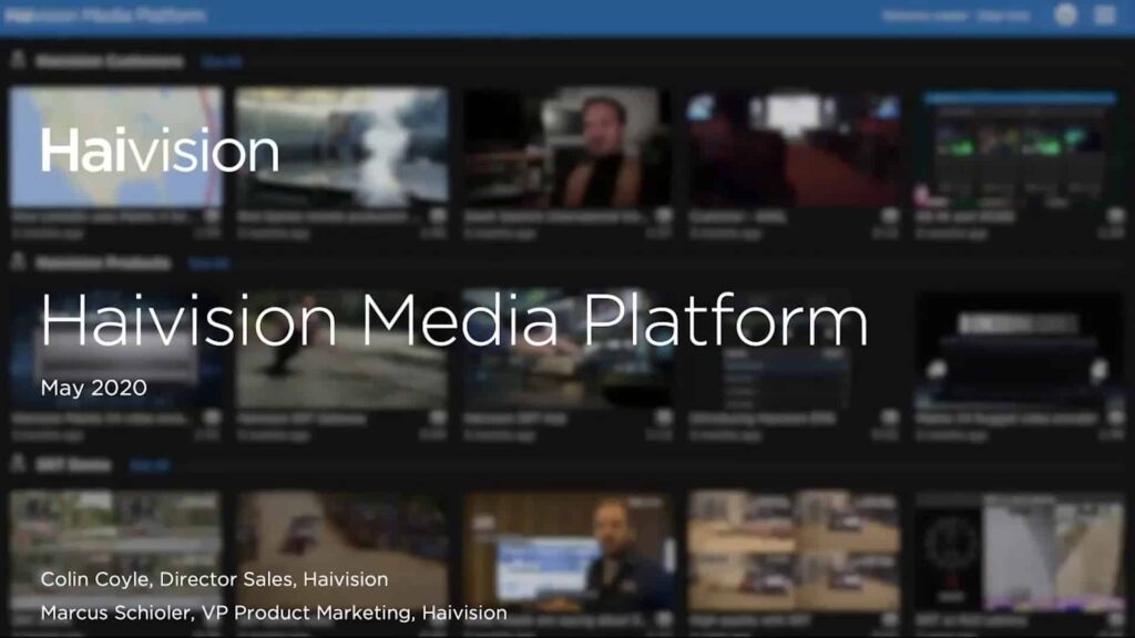 HMP Haivision Media Platform