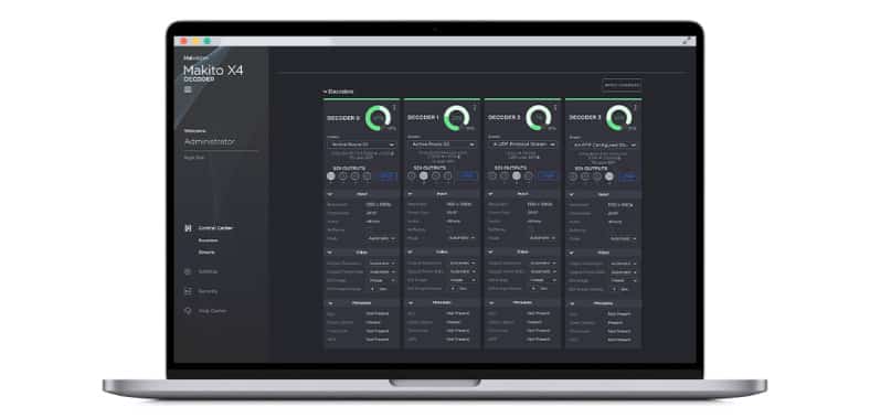 Haivision Makito X4 Decoder New UI