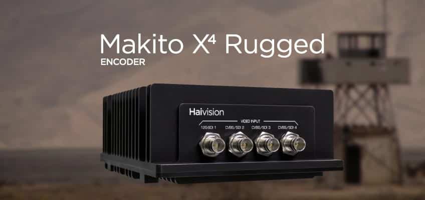 Makito X4 Rugged Video Encoder for ISR Applications