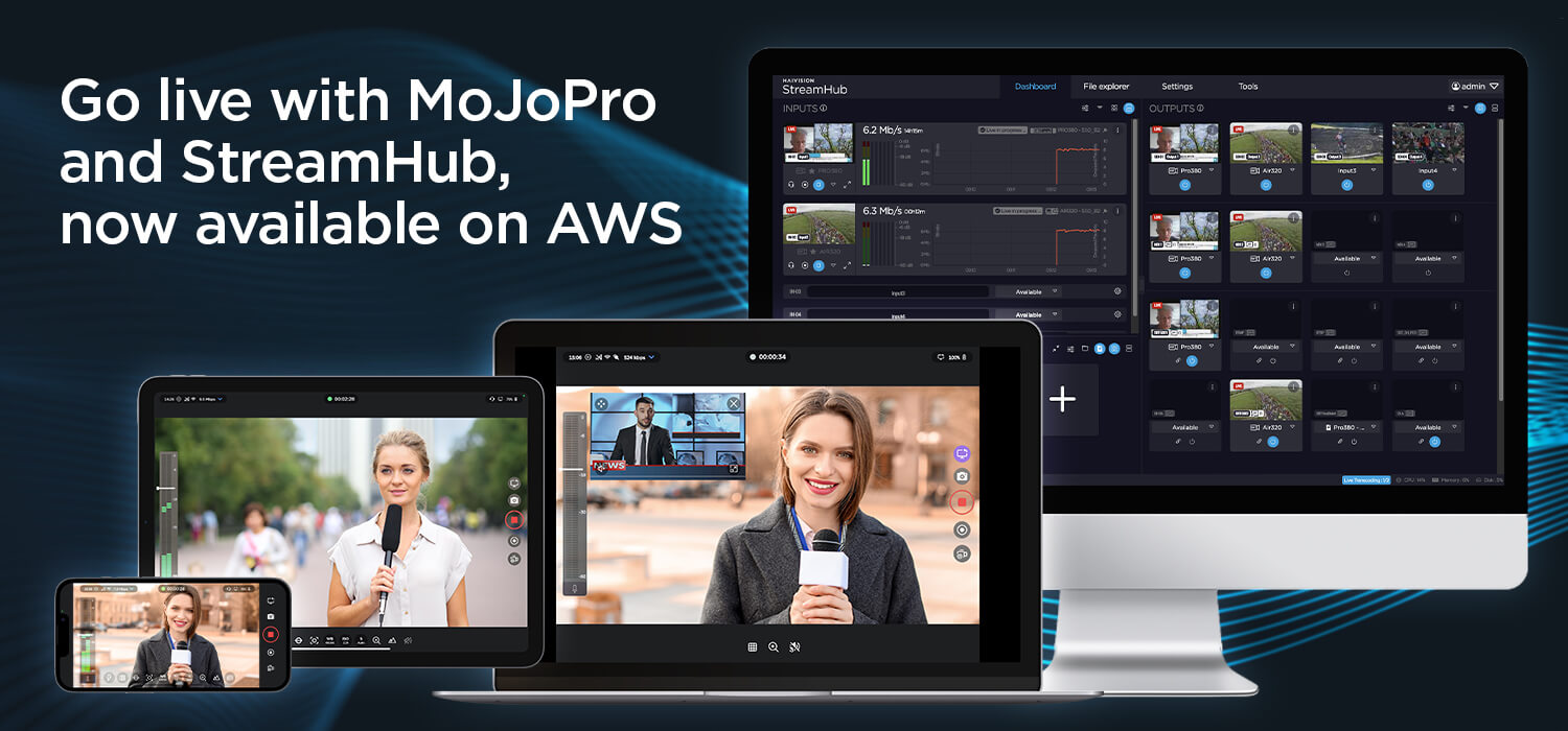 MojoPro and StreamHub now on AWS