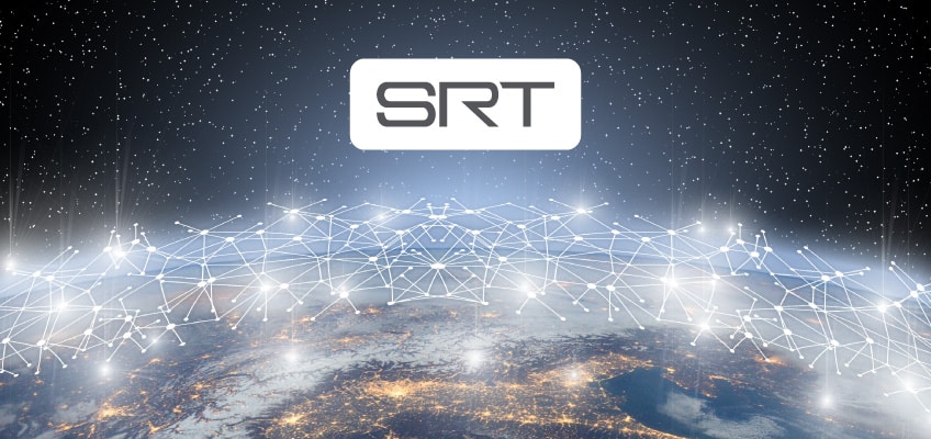 SRT can be used to stream over the internet and other networks