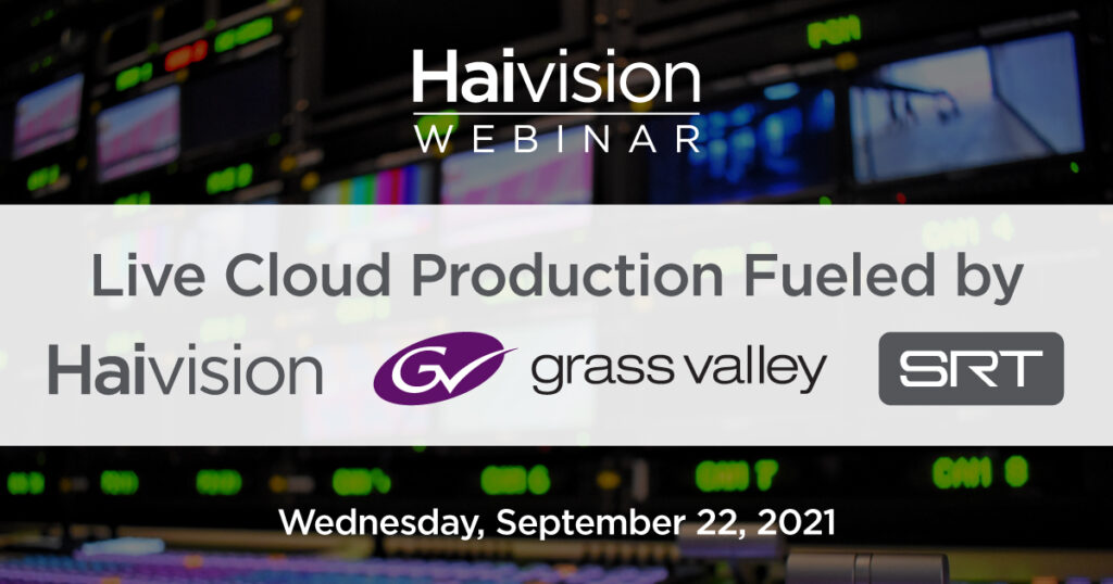 Live Cloud Production Webinar